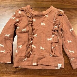 Lulu and Roo Horse sweatshirt